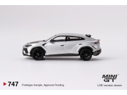 LAMBORGHINI URUS PERFORMANTE 2024 - šedá - 1:64 - Mini GT