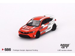 HONDA CIVIC TYPE R PACE CAR 2023 - 1:64 - Mini GT