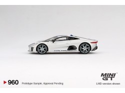 Jaguar C-X75 - stříbrná - 1:64 - Mini GT