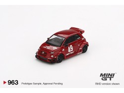 FIAT ABHART 595 LB-WORKS X Abas Works 2024  - červená - 1:64 - Mini GT