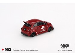 FIAT ABHART 595 LB-WORKS X Abas Works 2024  - červená - 1:64 - Mini GT