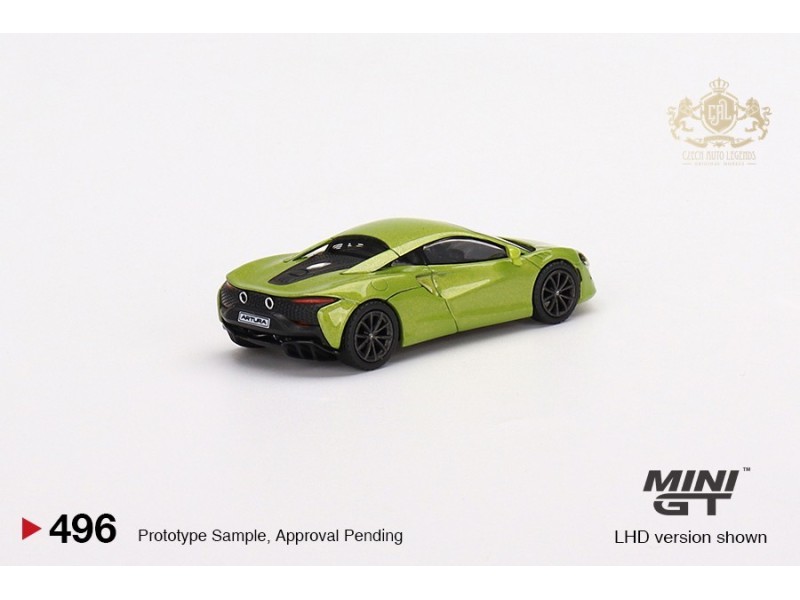 Mclaren Artura Flux, zelená -1:64 - Mini GT/MIJO