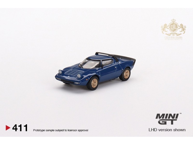 Lancia Stratos Hf Stradale, Blue -1:64 - Mini GT/MIJO