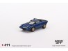 Lancia Stratos Hf Stradale, Blue -1:64 - Mini GT/MIJO
