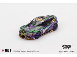 TOYOTA GR SUPRA KUHL D1GP EVANGELION RACING 2021 - 1:64 - Mini GT - blister