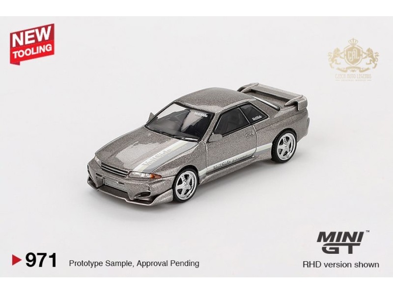 NISSAN GT-R (R32) VEILSIDE COMBAT C-I COMBAT GREY 2011 -1:64 Mini GT -  blister
