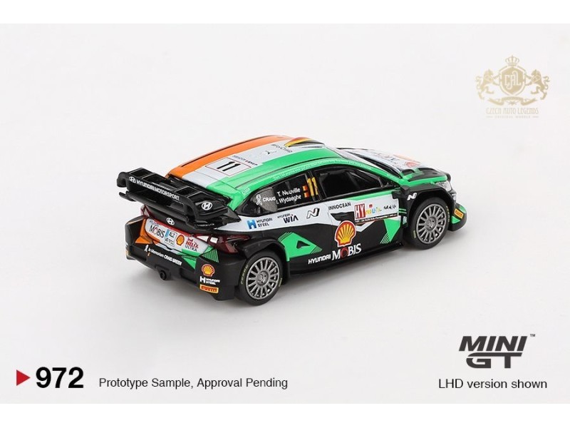 HYUNDAI I20 N RALLY 1 n.11 RALLY CROATIA 2023 -1:64 Mini GT - blister