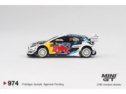 Ford Puma Rally1 nr.13 M-Sport Ford WRT RMC 2024  - bílá  - 1:64 - Mini GT - blistr