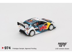 Ford Puma Rally1 nr.13 M-Sport Ford WRT RMC 2024  - bílá  - 1:64 - Mini GT - blistr