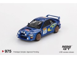 Subaru Impreza WRC98 1998 Rally Monte-Carlo 3rd Place nr.3   - blue  - 1:64 - Mini GT