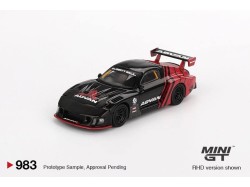 Mazda RX-7 LB-Super Silhouette Advan  - černá  - 1:64 - Mini GT - blistr - blister