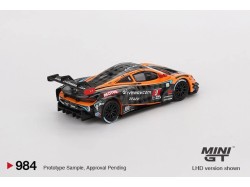 McLaren 720S GT3 Evo Pfaff Motorsports 2024 IMSA Daytona 24 Hr.  - orange  - 1:64 - Mini GT