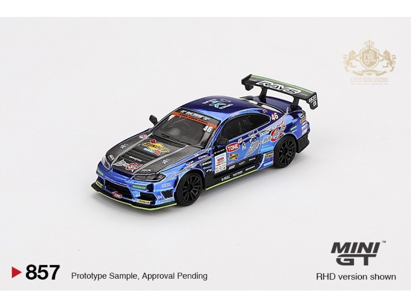 NISSAN SILVIA S15 n70 D-MAX RACING D1 GRAND PRIX 2023 - 1:64 - Mini GT - blister
