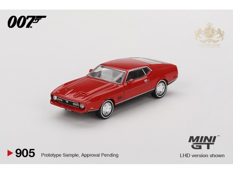 FORD MUSTANG MACH 1 - DIAMONDS ARE FOREVER -1971 -1:64 - Mini GT/blistr - ITALIAN