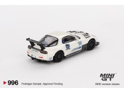 MAZDA RX7 (FD3S) ITOSYOUKAI REI-GOUKI WITH RE AMEMIYA 2004 - White 1:64 -Mini GT - blister