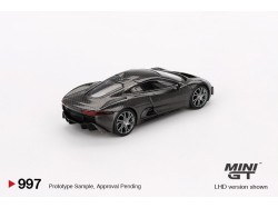 JAGUAR C-X75 TEST CAR 2010 - Kompozit Black - 1:64 -Mini GT - blister