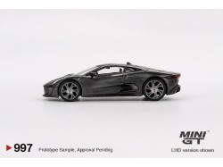 JAGUAR C-X75 TEST CAR 2010 - Kompozit Black - 1:64 -Mini GT - blister