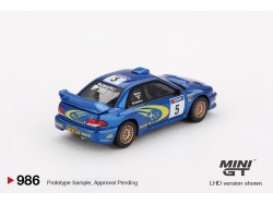 Subaru Impreza WRC99 1999 Rally Australia Winner nr.5   - blue  - 1:64 - Mini GT