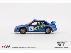 Subaru Impreza WRC99 1999 Rally Australia Winner nr.5   - blue  - 1:64 - Mini GT