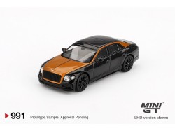 BENTLEY FLYING SPUR  2024 -gold met/black - 1:64 -Mini GT - blistr