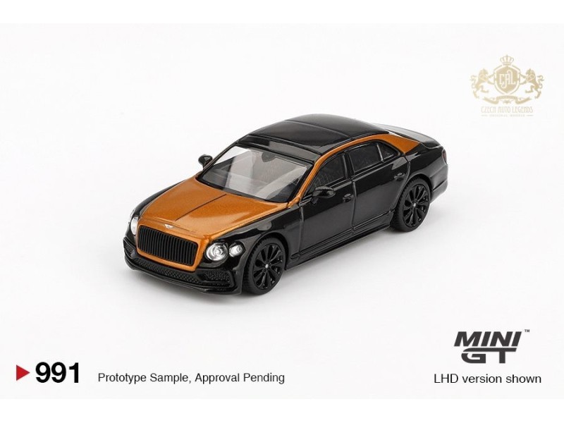 BENTLEY FLYING SPUR  2024 -gold met/black - 1:64 -Mini GT - blister