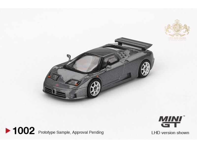 BUGATTI EB110 SUPER SPORT- grey - 1:64 -Mini GT - blister