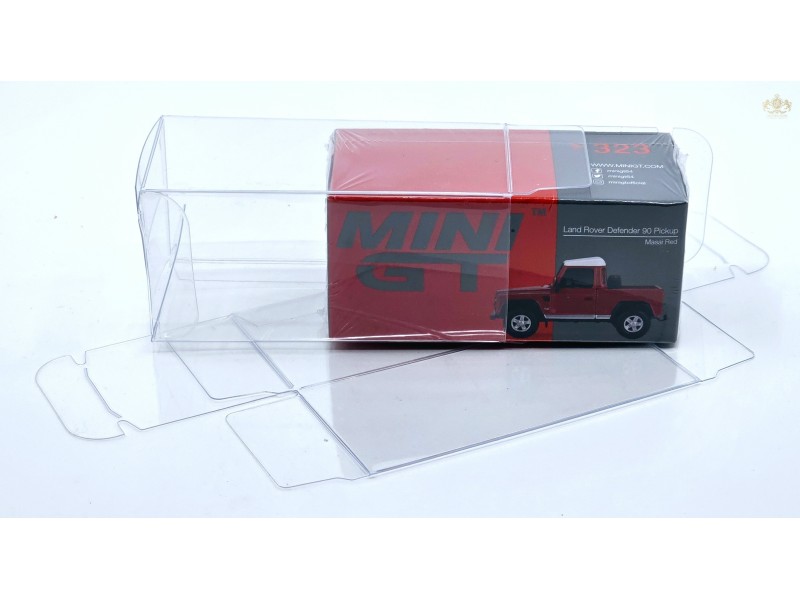 Transparent cover for MINI GT models larger size