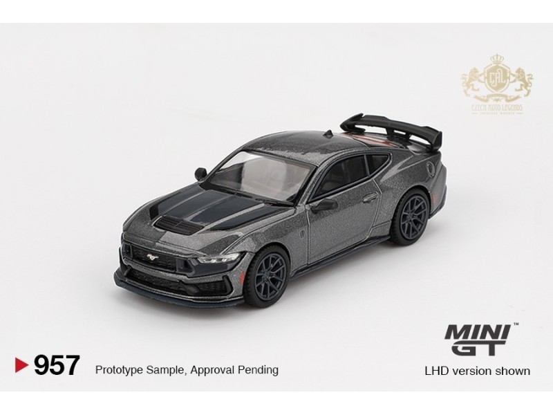 Ford Mustang Dark Horse  2024 - Carbonized Gray - 1:64 -Mini GT - blister
