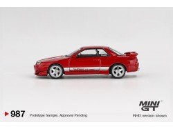 Nissan Skyline GT-R (R32) VeilSide Combat C-I - červená - 1:64 - Mini GT - blister