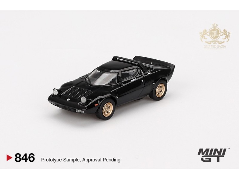Lancia Stratos HF Stradale - černá - 1:64 - Mini GT