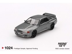NISSAN SKYLINE GT-R (NISMO BNR32 CRS VERSION) 1992 - metal grey - 1:64 - Mini GT