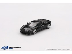 FERRARI 296 GTB NERO DAYTONA 2024 - černá -1:64 - BBR