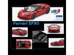 FERRARI SF90 ROSSO CORSA 2024 - červená  -1:64 - BBR