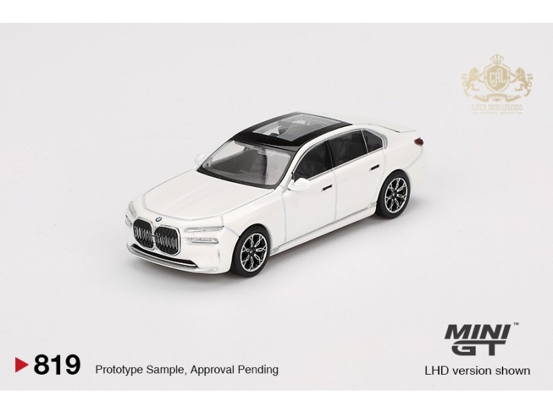 BMW I7 XDRIVE60 2024 - white -1:64 - Mini GT