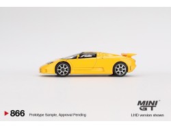 BUGATTI EB110 SUPER SPORT 1995 - žlutá -1:64 - Mini GT