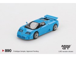 BUGATTI EB110 SUPER SPORT 1995 - blue-1:64 - Mini GT