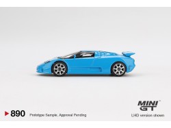 BUGATTI EB110 SUPER SPORT 1995 - modrá -1:64 - Mini GT