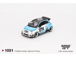 FIAT ABARTH 595 LB-WORKS X ABAS WORKS IZTK 2024 - 1:64 - Mini GT - blister