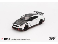 NISSAN GTR (35) NISMO 2024 - bílá met. - 1:64 - Mini GT