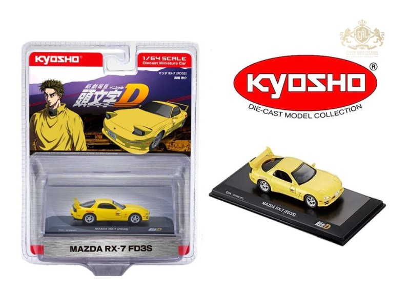 MAZDA RX7 (FD3S) INITIAL D 1995 - 1:64 - Kyosho