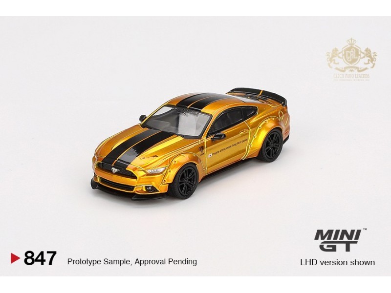 FORD MUSTANG LB-WORKS LB GOLD 2017 -1:64 - Mini GT