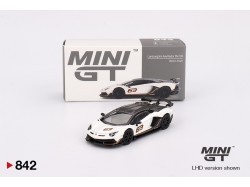 LAMBORGHINI AVENTADOR SVJ 63 BIANCO ASOPO 2022 -1:64 - Mini GT