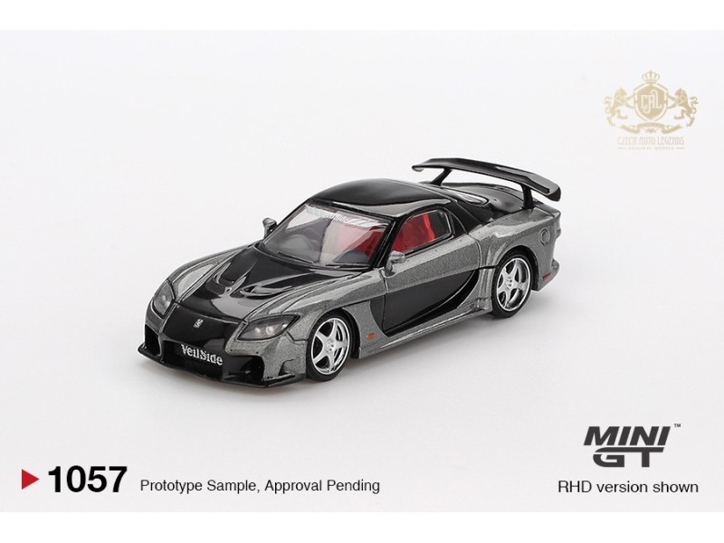 MAZDA RX7 (FD3S) VEILSIDE FORTUNE GREY 2011 - 1:64 - Mini GT - blister