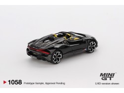 BUGATTI W16 MISTRAL BLACK 2024 - 1:64 - Mini GT