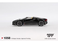 BUGATTI W16 MISTRAL BLACK 2024 - 1:64 - Mini GT - blister