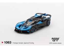 BUGATTI BOLIDE PRESENTATION BLACK AND BLUE 2024 - 1:64 - Mini GT - blister