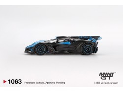 BUGATTI BOLIDE PRESENTATION BLACK AND BLUE 2024 - 1:64 - Mini GT - blister