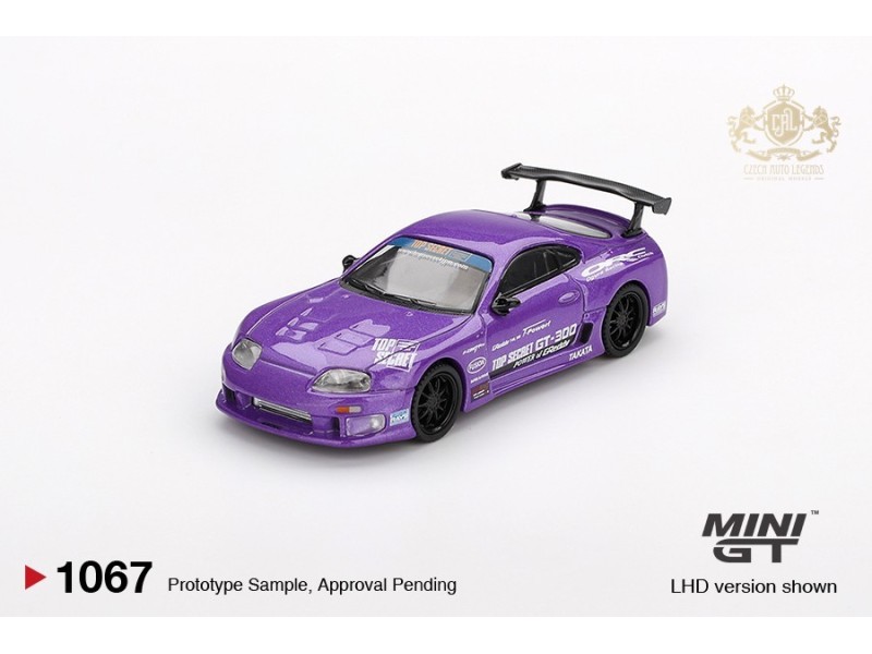 TOYOTA SUPRA MK4 (A80) TOP SECRET GT-300 TOP SECRET PURPLE 2014 - 1:64 - Mini GT