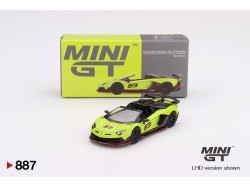 LAMBORGHINI AVENTADOR SVJ 63 ROADSTER VERDE SHOCK 2022 -1:64 - Mini GT