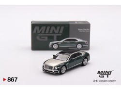 BENTLEY FLYING SPUR WHITE SAND VERDANT 2024 -1:64 - Mini GT